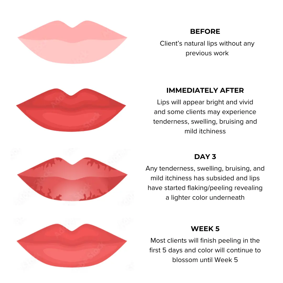 Lip Blush Aftercare Instructions